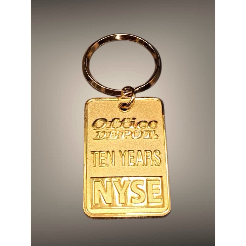10‎ Years Office Depot EMPLOYEE Keychain NYSE NY Stock exchange
